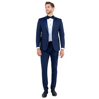 Men's Tailored-fit Suits Separates Tuxedo Jacket W/ Notch Lapel