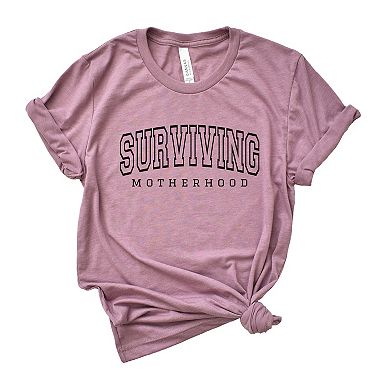Simply Sage Market Varsity Surviving Motherhood Short Sleeve Tee