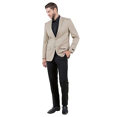 Men’s Tailored-Fit Suit Jacket Classic Notch Lapel, Suit Separates