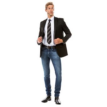 Men’s Tailored-Fit Suit Jacket Classic Notch Lapel, Suit Separates