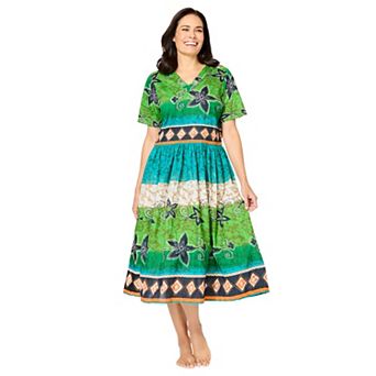 Only Necessities Plus Size Crinkle Cotton Lounger