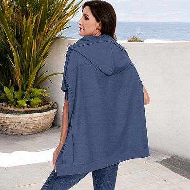 Women's Boyfriend Short-sleeve Hoodie