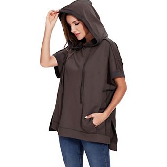 Women's Boyfriend Short-sleeve Hoodie