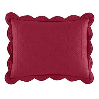 BrylaneHome 100% Cotton Florence Sham