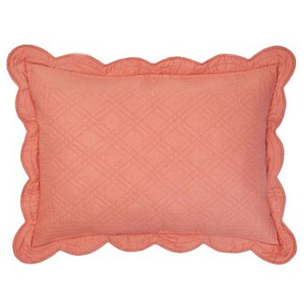 BrylaneHome 100% Cotton Florence Sham