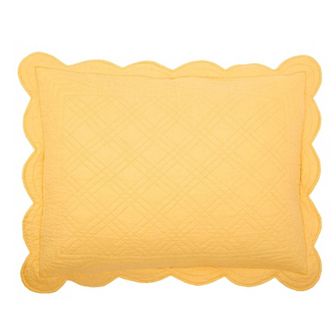 BrylaneHome 100% Cotton Florence Sham