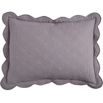 BrylaneHome 100% Cotton Florence Sham