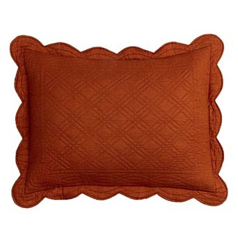 BrylaneHome 100% Cotton Florence Sham