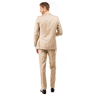 Men's Slim-Fit 3pc Sharkskin Suit Set