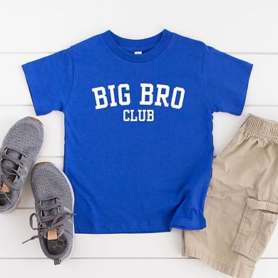 Big Bro Club Toddler Short Sleeve Graphic Tee