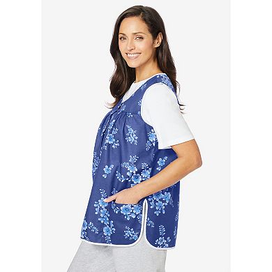 Only Necessities Plus Size Snap-Front Apron