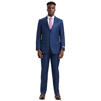 Men's Stacy Adams Hybrid-Fit Sharkskin 3 pc Suit Set