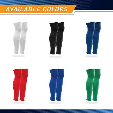 Soccer Footless Leg Sleeves Sock With Shin Guard Pocket No Shin Guards Included Sockapro