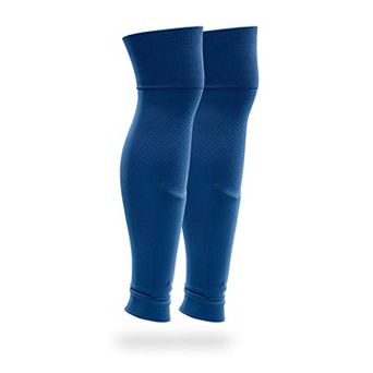 Soccer Footless Leg Sleeves Sock With Shin Guard Pocket No Shin Guards Included Sockapro
