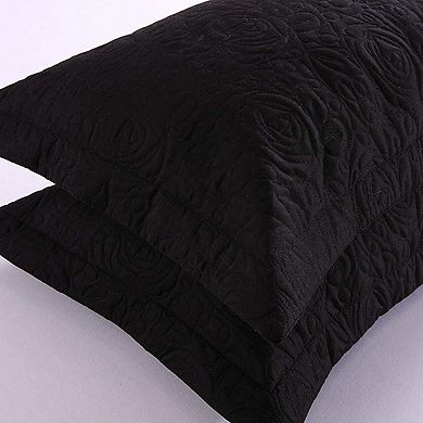 Marcielo 2 Pcs Embroidered Pillow Shams