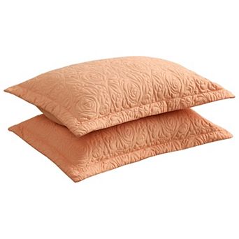 Marcielo 2 pc Embroidered Pillow Shams