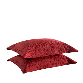 Marcielo 2 pc Embroidered Pillow Shams