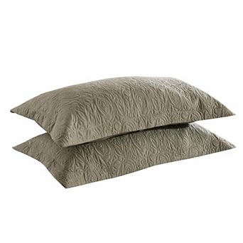 Marcielo 2 pc Embroidered Pillow Shams