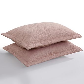 Marcielo 2 pc Embroidered Pillow Shams