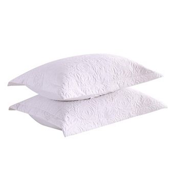 Marcielo 2 pc Embroidered Pillow Shams