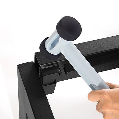 Full Size 18 Inch Easy Assemble Metal Platform Bed Frame Wooden Slats