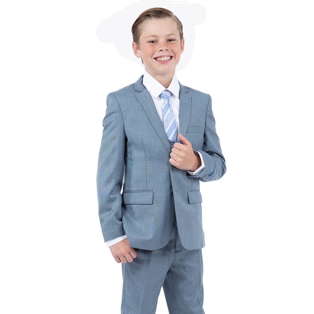 Perry Ellis Boy's Sharkskin 5pc Suit