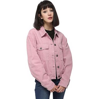 Women's Corduroy Collared Button Down Jacket