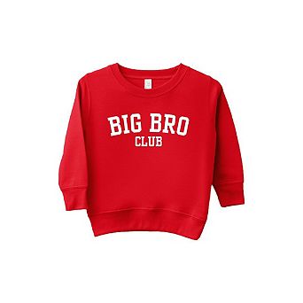 Big Bro Club Toddler Graphic Sweatshirt