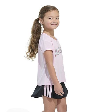 Baby & Toddler Girl adidas Graphic Tee & Flounce Skort Set