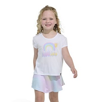 Baby & Toddler Girl adidas Graphic Tee & Flounce Skort Set