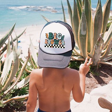 The Juniper Shop Big Brother Checkered Youth Foam Trucker Hat