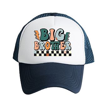 The Juniper Shop Big Brother Checkered Youth Foam Trucker Hat