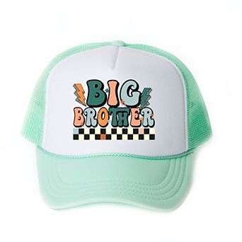 The Juniper Shop Big Brother Checkered Youth Foam Trucker Hat