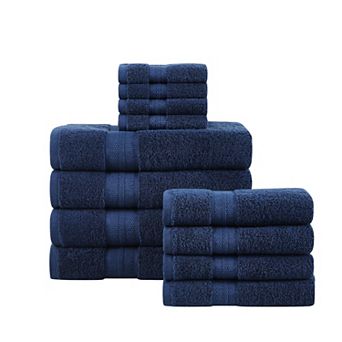 London Fog 12 pc Signature Solid Towel Set