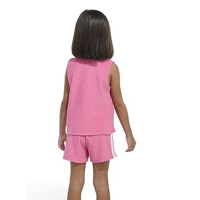 Girls 4-6 adidas Sleeveless Polo and Shorts Set