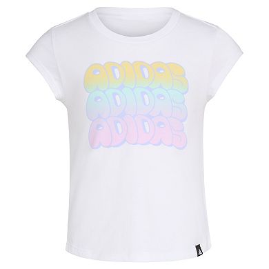 Girls 4-6 adidas Triple Logo Tee