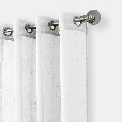 Elrene Home Fashions Carmen Sheer Extra Wide 114" Indoor/Outdoor Window Curtain