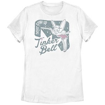 Disney's Tinker Bell Juniors' Never Grow Up Graphic Tee