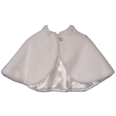 Baby faux fur cape clearance