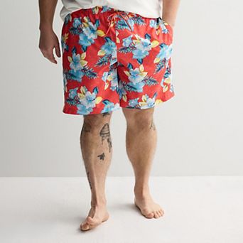 Big & Tall Trinity Coast 9-inch Swim Trunks