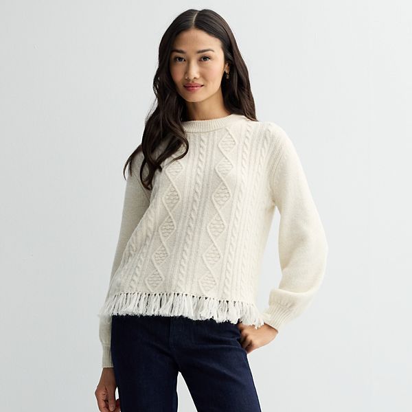 Kohls white sweater hotsell