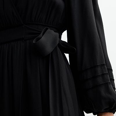 modest long white dresses Delicate Long Sleeve Modest Wedding Dress  HAREM's Brides