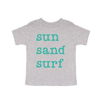 Sun Sand Surf Toddler Short Sleeve Graphic Tee