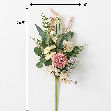 Sullivan's Mixed Flower Pick Artificial Flower Decor