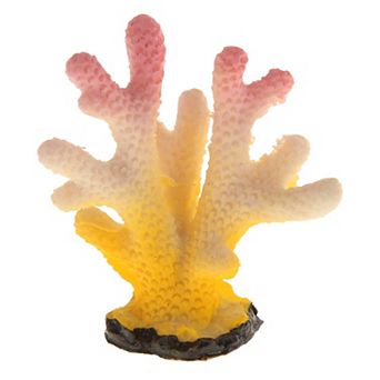 1 pc Colorful Coral Reef Decor Mini Faux Coral Decor For Aquarium Decorations 1.81"x2.09"