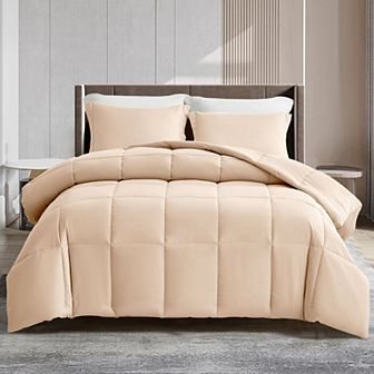 Lux Decor Collection Down Alternative Comforter All Season Soft Plush Microfiber Solid Comforters