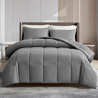 Lux Decor Collection Down Alternative Comforter All Season Soft Plush Microfiber Solid Comforters