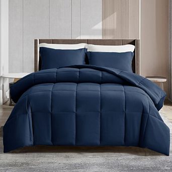 Lux Decor Collection Down Alternative Comforter All Season Soft Plush Microfiber Solid Comforters