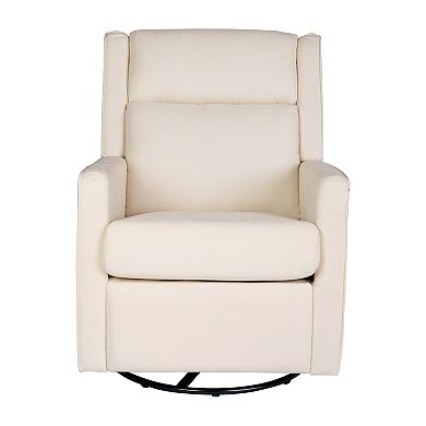 Merrick Lane Manual Rocking Recliner Chair With 360° Swivel And Gliding Motion