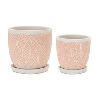 Pot with Saucer (Set of 2)